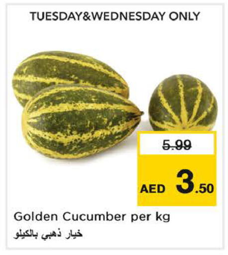Cucumber available at نستو هايبرماركت in الإمارات العربية المتحدة , الامارات - الشارقة / عجمان