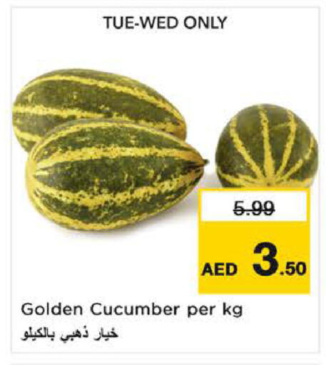 Cucumber available at نستو هايبرماركت in الإمارات العربية المتحدة , الامارات - الشارقة / عجمان