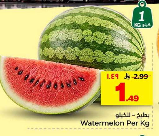 Watermelon available at هايبر الوفاء in مملكة العربية السعودية, السعودية, سعودية - الخرج