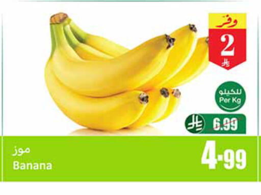 Banana available at أسواق عبد الله العثيم in مملكة العربية السعودية, السعودية, سعودية - المدينة المنورة