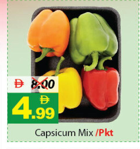Capsicum available at DESERT FRESH MARKET  in UAE - Abu Dhabi