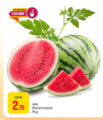 Watermelon available at باريس هايبرماركت in قطر - أم صلال