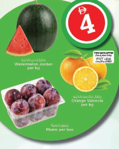 Watermelon Orange Plums from Jordan available at نستو هايبرماركت in الإمارات العربية المتحدة , الامارات - ٱلْعَيْن‎