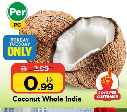 Coconut from India available at Mark & Save in UAE - Abu Dhabi