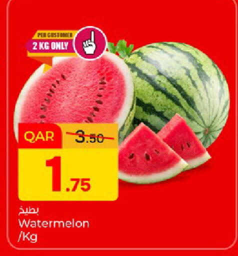 Watermelon available at Paris Hypermarket in Qatar - Doha