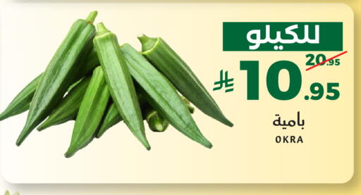 Okra available at Mira Mart Mall in KSA, Saudi Arabia, Saudi - Jeddah