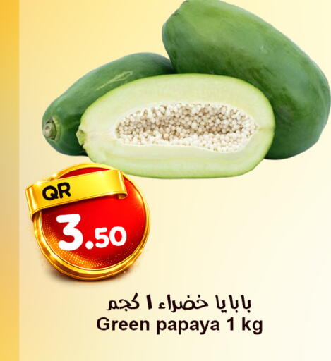 Papaya available at Ahla Mart in Qatar - Al Khor