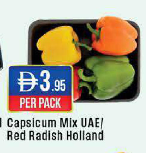 Capsicum Radish available at ويست زون سوبرماركت in الإمارات العربية المتحدة , الامارات - أبو ظبي