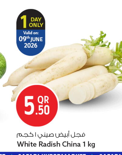 Radish from China available at سفاري هايبر ماركت in قطر - الخور