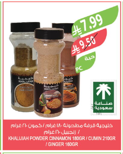 Cumin Ginger Cinnamon available at المزرعة in مملكة العربية السعودية, السعودية, سعودية - الخرج