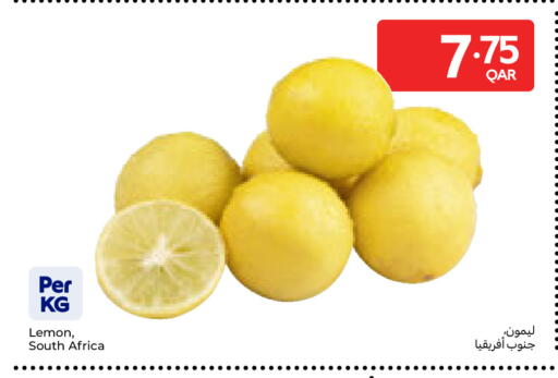 Lemon from South Africa available at Carrefour in Qatar - Al Wakra