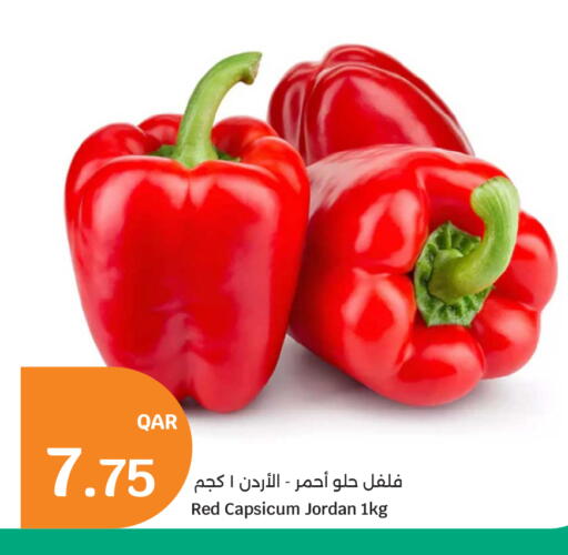 Red Capsicum from Jordan available at سيتي هايبرماركت in قطر - الشحانية