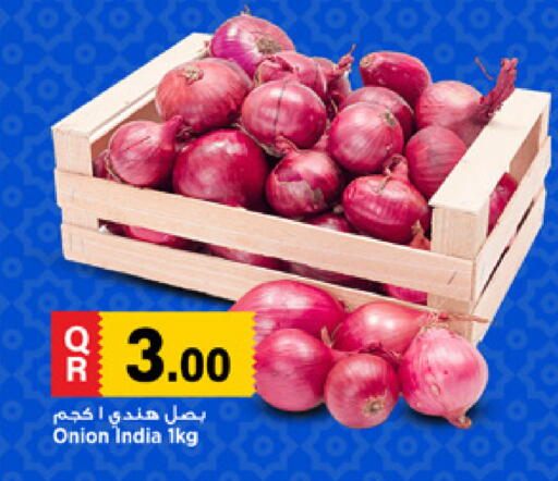 Onion from India available at Marza Hypermarket in Qatar - Doha