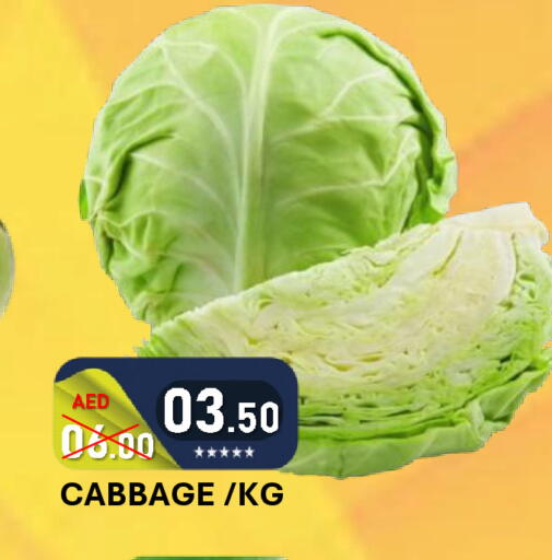 Cabbage available at رويال جلف هايبرماركت in الإمارات العربية المتحدة , الامارات - أبو ظبي