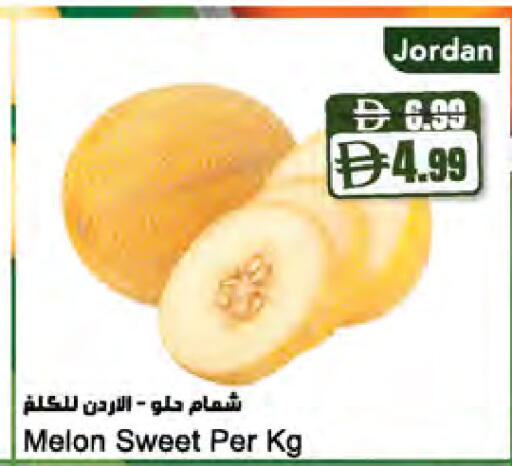 Melon from Jordan available at Almaya Supermarkets in UAE - Dubai