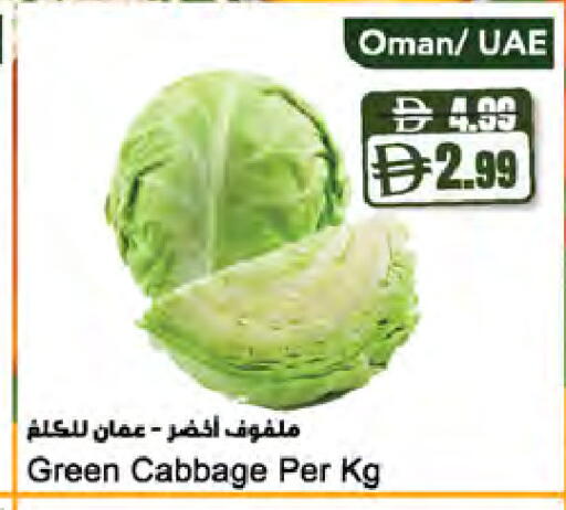 Cabbage from Oman available at Almaya Supermarkets in UAE - Dubai