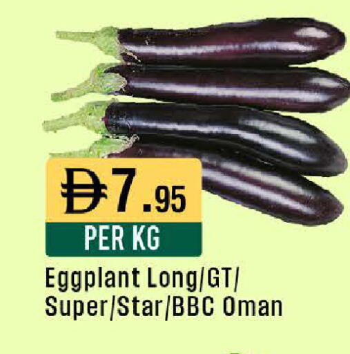 Eggplant from Oman available at ويست زون سوبرماركت in الإمارات العربية المتحدة , الامارات - أبو ظبي