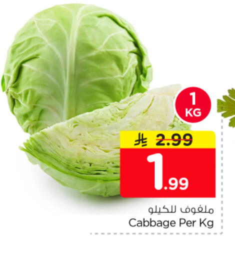 Cabbage available at نستو in مملكة العربية السعودية, السعودية, سعودية - الرياض