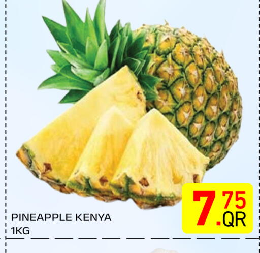 Pineapple from Kenya available at Majlis Hypermarket in Qatar - Al Rayyan