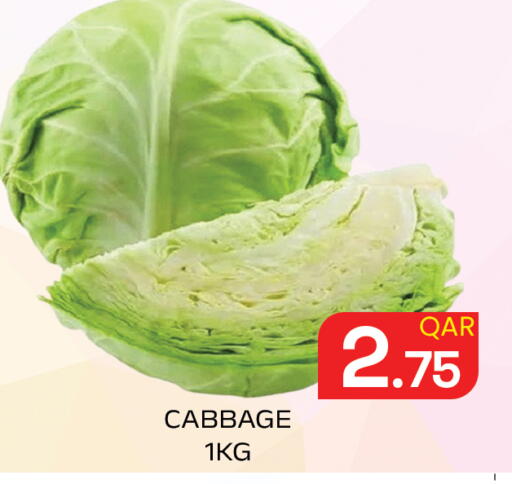 Cabbage available at Majlis Hypermarket in Qatar - Al Rayyan