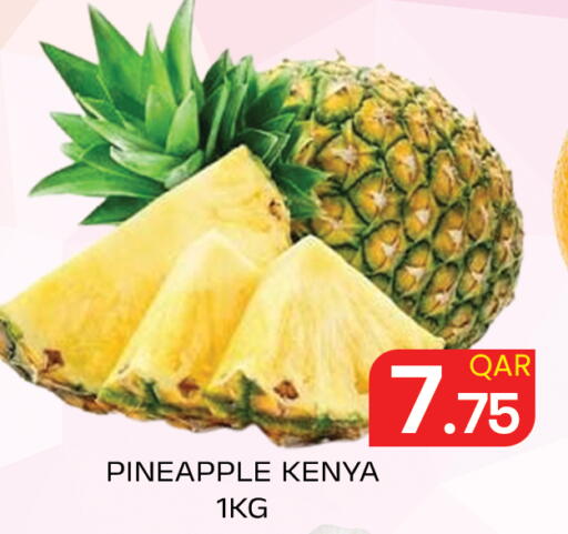Pineapple from Kenya available at Majlis Hypermarket in Qatar - Al Rayyan