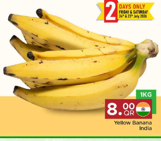 Banana from India available at Family Food Centre in Qatar - Doha