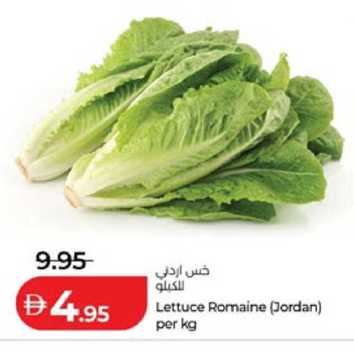 Lettuce from Jordan available at لولو هايبرماركت in الإمارات العربية المتحدة , الامارات - ٱلْعَيْن‎