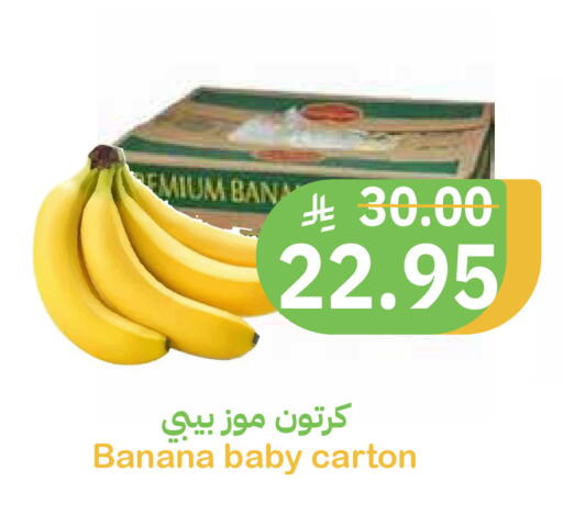 Banana available at Qateba Markets in KSA, Saudi Arabia, Saudi - Buraidah