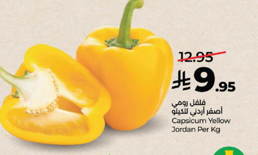 Capsicum from Jordan available at LULU Hypermarket in KSA, Saudi Arabia, Saudi - Mecca