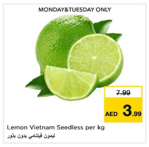 Lemon from Vietnam available at نستو هايبرماركت in الإمارات العربية المتحدة , الامارات - الشارقة / عجمان