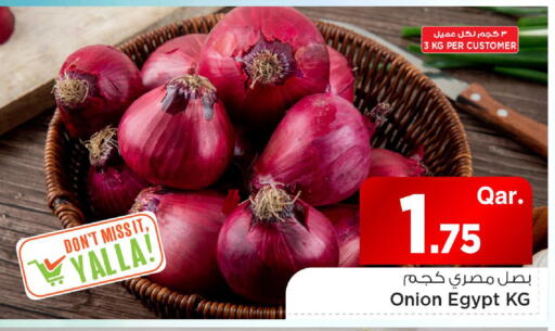 Onion from Egypt available at Mark & Save  in Qatar - Al Wakra