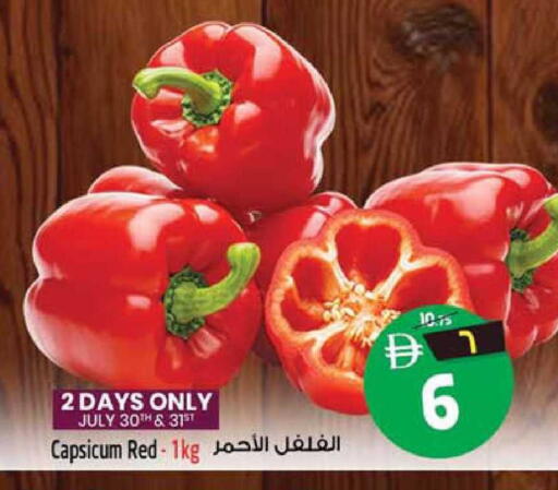 Capsicum available at سفاري هايبرماركت in الإمارات العربية المتحدة , الامارات - الشارقة / عجمان