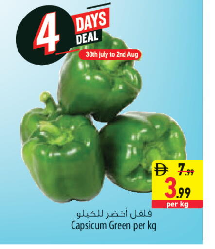 Capsicum available at السفير ماركت in الإمارات العربية المتحدة , الامارات - الشارقة / عجمان
