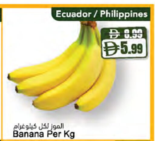 Banana from Ecuador Philippines available at Almaya Supermarkets in UAE - Ras al Khaimah