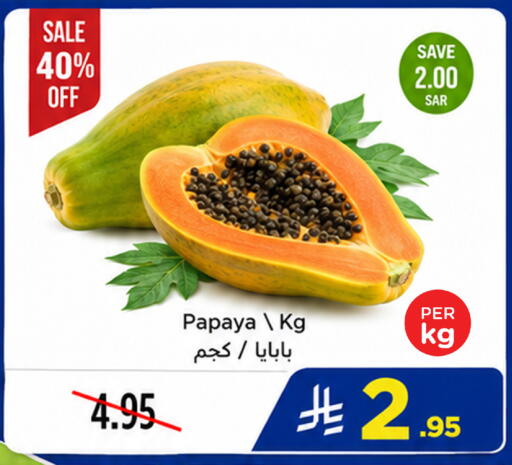 Papaya available at Wahj Mart in KSA, Saudi Arabia, Saudi - Jeddah