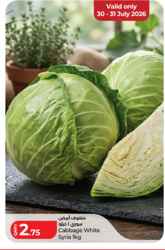 Cabbage from Syria available at لولو هايبرماركت in قطر - الدوحة