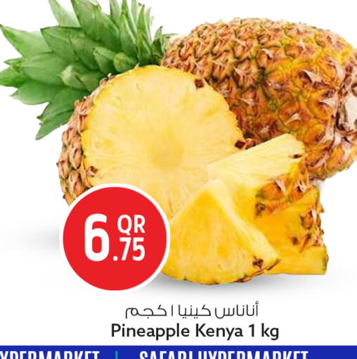 Pineapple from Kenya available at Safari Hypermarket in Qatar - Al Rayyan