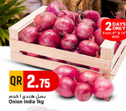 Onion from India available at مرزا هايبرماركت in قطر - الشحانية