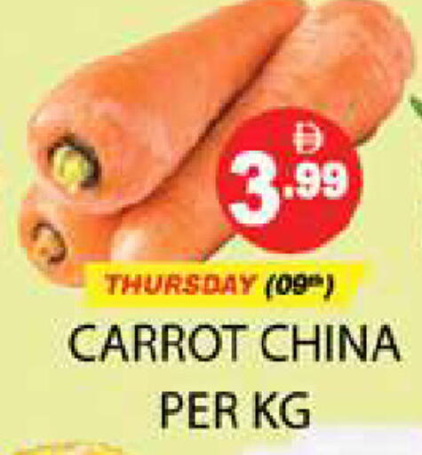 Carrot from China available at Zain Mart Supermarket in UAE - Ras al Khaimah