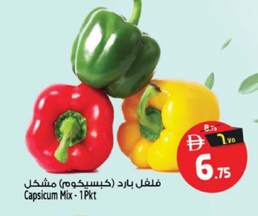 Capsicum available at سفاري هايبر ماركت in الإمارات العربية المتحدة , الامارات - رَأْس ٱلْخَيْمَة