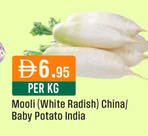 Radish Potato from China India available at ويست زون سوبرماركت in الإمارات العربية المتحدة , الامارات - دبي