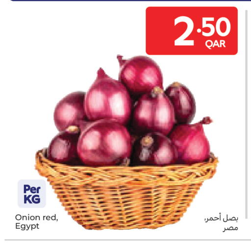 Onion from Egypt available at Carrefour in Qatar - Al Rayyan