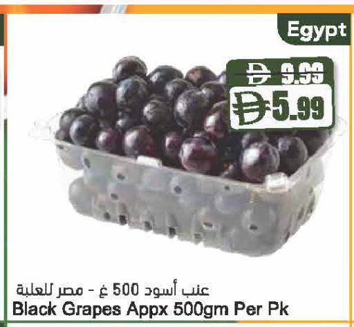 Grapes from Egypt available at Almaya Supermarkets in UAE - Dubai