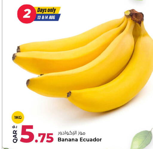 Banana from Ecuador available at روابي هايبرماركت in قطر - الشمال