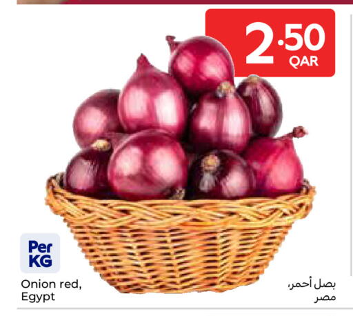 Onion from Egypt available at Carrefour in Qatar - Al Rayyan