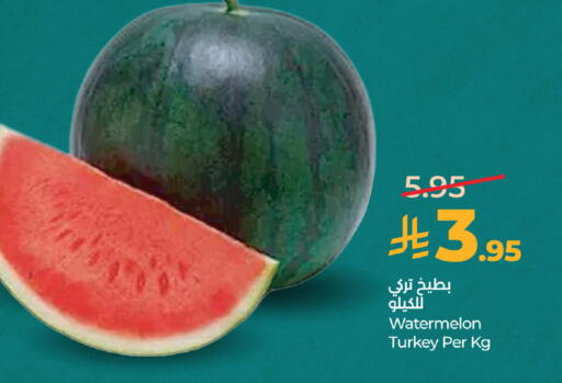Watermelon from Turkey available at LULU Hypermarket in KSA, Saudi Arabia, Saudi - Jeddah
