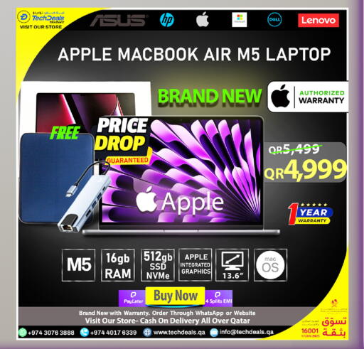 Apple available at Tech Deals Trading in Qatar - Al Khor
