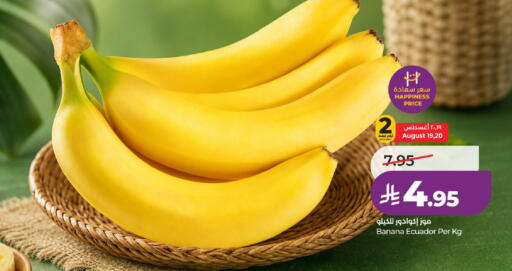 Banana from Ecuador available at لولو هايبرماركت in مملكة العربية السعودية, السعودية, سعودية - الخرج