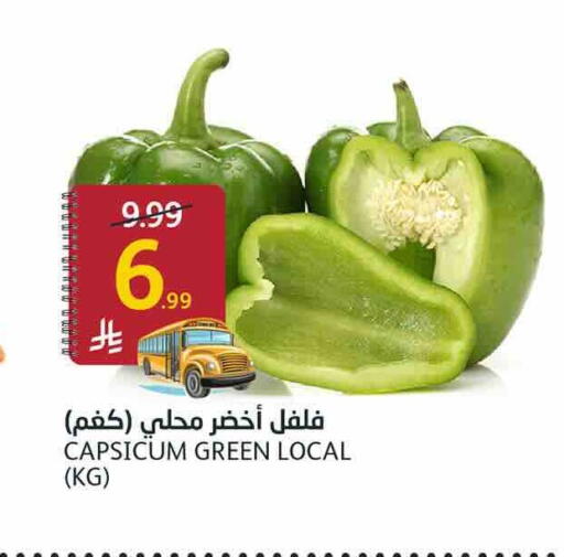 Capsicum available at AlJazera Shopping Center in KSA, Saudi Arabia, Saudi - Riyadh