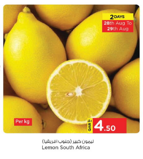 Lemon from South Africa available at Nesto in Qatar - Al Khor